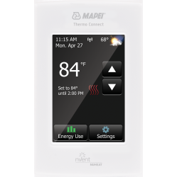 MAPEI 2855301 Wi-Fi Touchscreen Programmable Radiant Floor Heating Thermostat