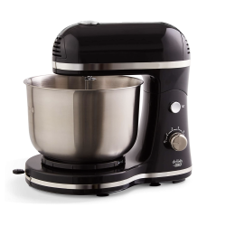 DASH Compact Stand Mixer, 3.5 Quart With Beaters & Dough Hooks Included - - Dcsm350GBbk02 In Black