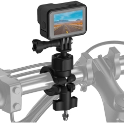 DOLAER Bike Mount for Gopro, 360 Degree Rotation Bicycle Handlebar Mount Holder \w Adjustable Screw for Gopro 10/9/8/7/6/5 And Other Action Camera