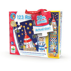THE LEARNING JOURNEY Long & Tall Puzzles - 123 Rocket Ship