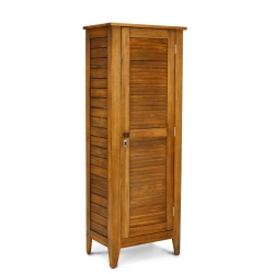 HOMESTYLES Maho Wood Storage Cabinet In In Brown