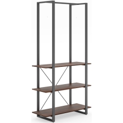 HOMESTYLES Merge Wood Bookcase In Brown