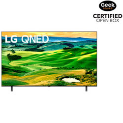 Boîte Ouverte - Téléviseur Intelligent Webos Hdr Qned Uhd 4K De 65 Po De Lg (65Qned80Uqa) - 2022 - Argenté Titane Foncé/bleu Cendré