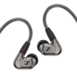SENNHEISER Ie 600 Audiophile In-Ear Monitors - Trueresponse Transducers, Dual-Resonator Chamber Technology, Detachable Cable W/ Flexible Ear Hooks