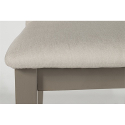 BOWERY HILL Non-Swivel Counter Stool In Natural Distressed In Gray