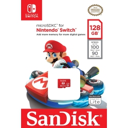 SANDISK 128GB Microsdxc Uhs-I Card for Nintendo Switch -�Sdsqxao-128G-Gnczn