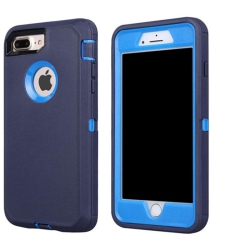 CSMART 【】 Anti-Drop Triple 3 Layers Shockproof Heavy Duty Defender Hard Case for Iphone 7 Plus / Iphone 8 Plus In Navy