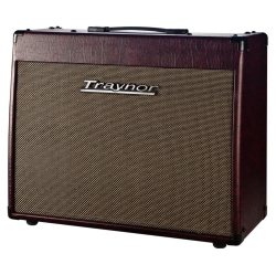TRAYNOR Custom Valve 40 Watt All-Tube 1X12 Guitar Combo Amp - Wine In Red