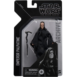 STAR WARS The Series Archives 6 Inch Action Figure Greatest Hits (2022 Wave 1) - Emperor Palpatine In Black