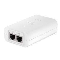 UBIQUITI 24-Volt Dc 24-Watt Gigabit Poe Adapter - In White