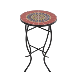 JIALLO Mosaic Art Collection Sunflower Accent Table
