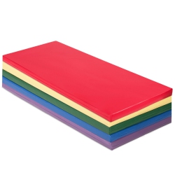 SLICKBLUE 5 Pack 2 Inch Toddler Thick Rainbow Rest Nap Mats In Multicolor