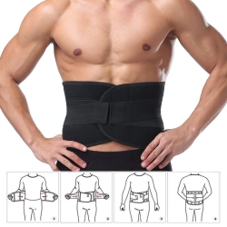 YELLOW-PRICE Ergonomic Lower Back Lumbar Support Belt for Pain Relief & Injury Prevention