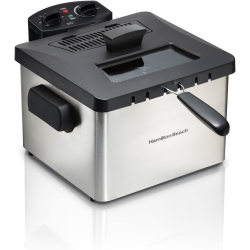HAMILTON BEACH - 35043C Professional Deep Fryer 5L Black/stainless Steel