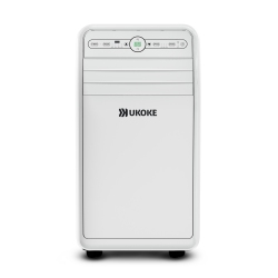 UKOKE 12, 000 Btu (7, 000 Btu, Doe) Wi-Fi Portable Air Conditioner With Heat, Dehumidifier In White, Works With Alexa