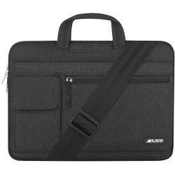 HLD Laptop Shoulder Bag Compatible \w Macbook Air/pro, 13-13.3 Inch Notebook for Macbook Pro 14 Inch 2023-2021 A2779 M2 A2442 M1, Polyester Flapover