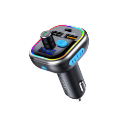 EARLDOM M61 Wireless Fm Transmitter Car Kit And Music Player + Charger USB-C Pd Fast Charge