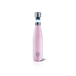 CRAZY CAP Crazycap 2.0 Uv Water Purifier & Self-Cleaning Stainless Steel Insulated Water Bottle - Blush 500Ml