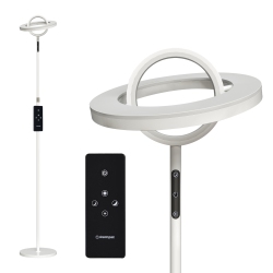 WAMPAT Floor Lamp, 30W/3000Lm Led Modern Torchiere Bright Lamps, Height Adjustable Tall Standing Light for Bedroom Living Room, Remote&touch