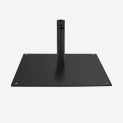 COSTWAY 20" Square Patio Umbrella Base Weighted 35 Lbs Outdoor Market Stand Footpads
