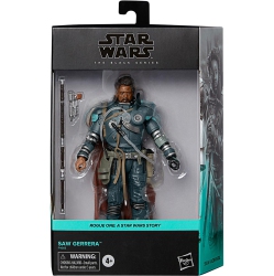 STAR WARS The Series 6 Inch Action Figure Box Art Deluxe - Saw Gerrera In Black
