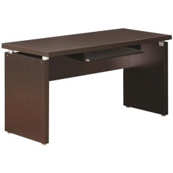 STONECROFT FURNITURE Contemporary Computer Desk In Cappuccino