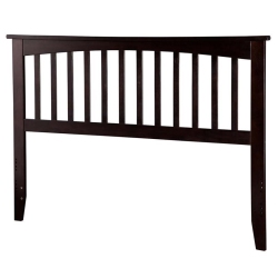 LEO & LACEY King Spindle Headboard In Espresso