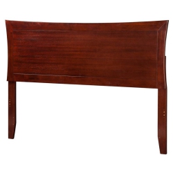 LEO & LACEY Full Panel Headboard In Walnut