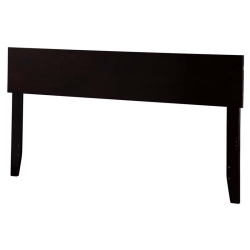 LEO & LACEY Full Panel Headboard In Espresso