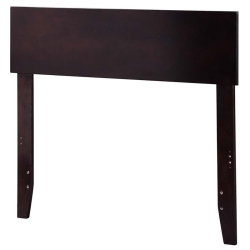 LEO & LACEY Twin Panel Headboard In Espresso