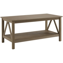 ATLIN DESIGNS Wooden Coffee Table In Rustic Driftwood