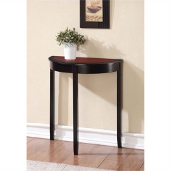 HAWTHORNE Collection Console Table In Cherry In Black