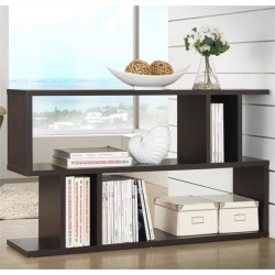 ATLIN DESIGNS 2 Shelf Bookcase In Espresso