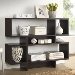 ATLIN DESIGNS 2 Shelf Bookcase In Espresso