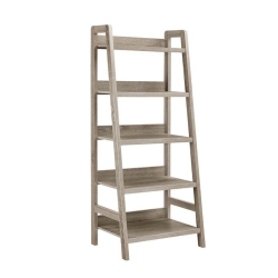 RIVERBAY FURNITURE 5 Shelf Bookcase In In Gray