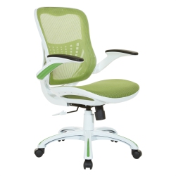 OSP HOME FURNISHINGS Riley Office Chair With Fabric Mesh In Green
