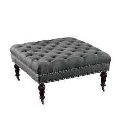 RIVERBAY FURNITURE Square Ottoman In In Charcoal