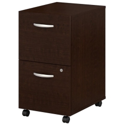 SCRANTON & CO Mobile Pedestal In Mocha Cherry