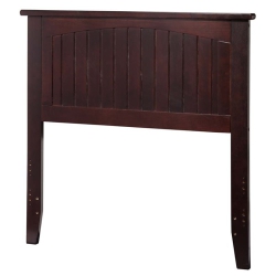 AFI Nantucket Twin Solid Wood Panel Headboard With Device Charger In Espresso