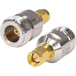 DOLAER SMA Antenna Adapter N-Type to SMA Coaxial Cable Connector N Type Female Jack (Hole) to SMA Male Plug (Pin) Cb Radio Antenna Adapter Converter