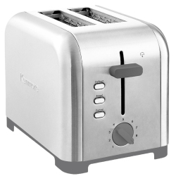 KENMORE 2-Slice Toaster, Stainless Steel, Extra Wide Slots, Bagel, Defrost, 9 Shade Settings