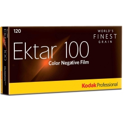 KODAK Professional Ektar 100 Color Negative Film (120 Roll Film, 5-Pack