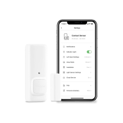 SWITCHBOT Contact Sensor | Smart Window Alarm And Door Sensor, Smart Home Security Wireless, Add Hub Mini to Make It Compatible With Alexa