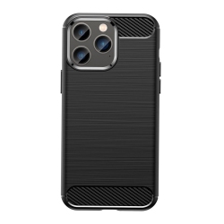 PANDACO Brushed Metal Case for Iphone 14 Pro In Black