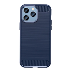 PANDACO Brushed Metal Case for Iphone 14 Pro Max In Navy