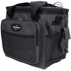 KOOLATRON D13 Hybrid Portable 12V Cooler Bag With Shoulder Strap, 13L / 14 Qt, Grey And In Black