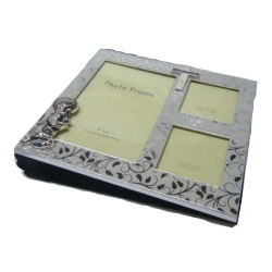 JIALLO CANADA Jiallo Christening Stainless Steel Photo Frame/album In In Silver