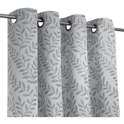 SAFDIE & CO. CANADA Safdie & Co. Wrinkle Free Curtain Jacquard Cassidy 84"l In In Gray