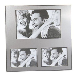 JIALLO CANADA Jiallo Jolene Modern Stainless Steel Collage Photo Frame In In Silver