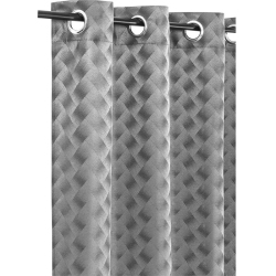 SAFDIE & CO. CANADA Safdie & Co. Wrinkle Free Curtain Jacquard Brayden 84"l In In Gray